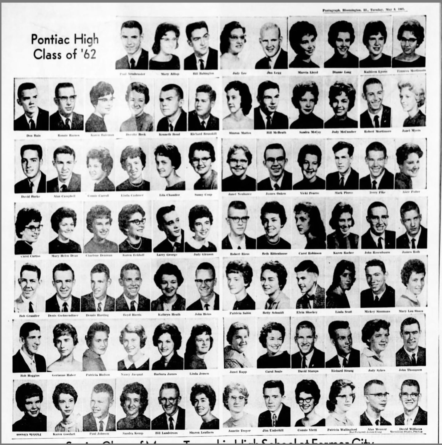 Pontiac High Class of '62